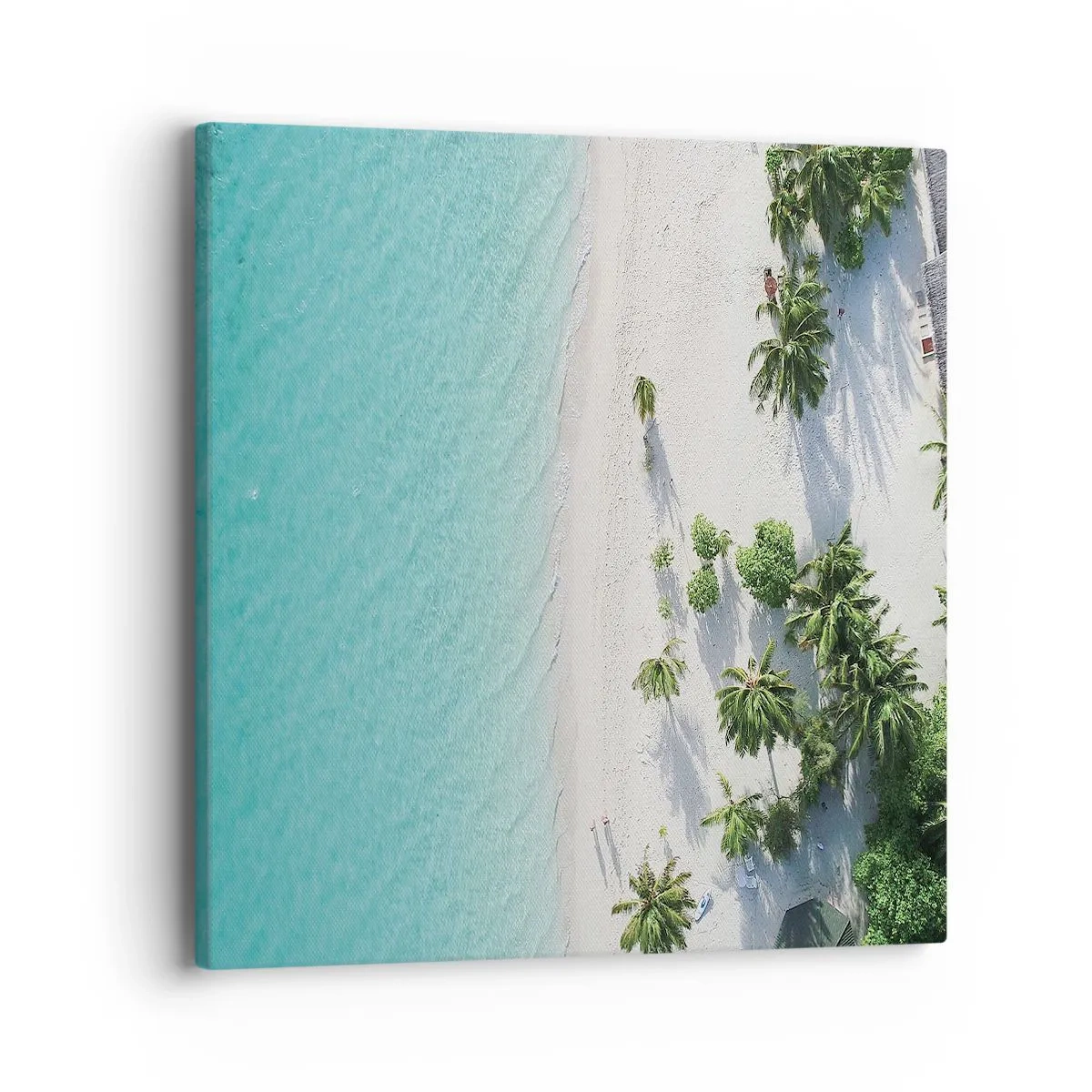 Bild auf Leinwand - Leinwandbild - Urlaub im Paradies - 40x40 cm