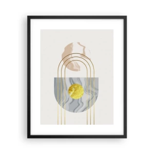 Poster in einem schwarzem Rahmen - Helligkeit und Brillanz - 40x50 cm