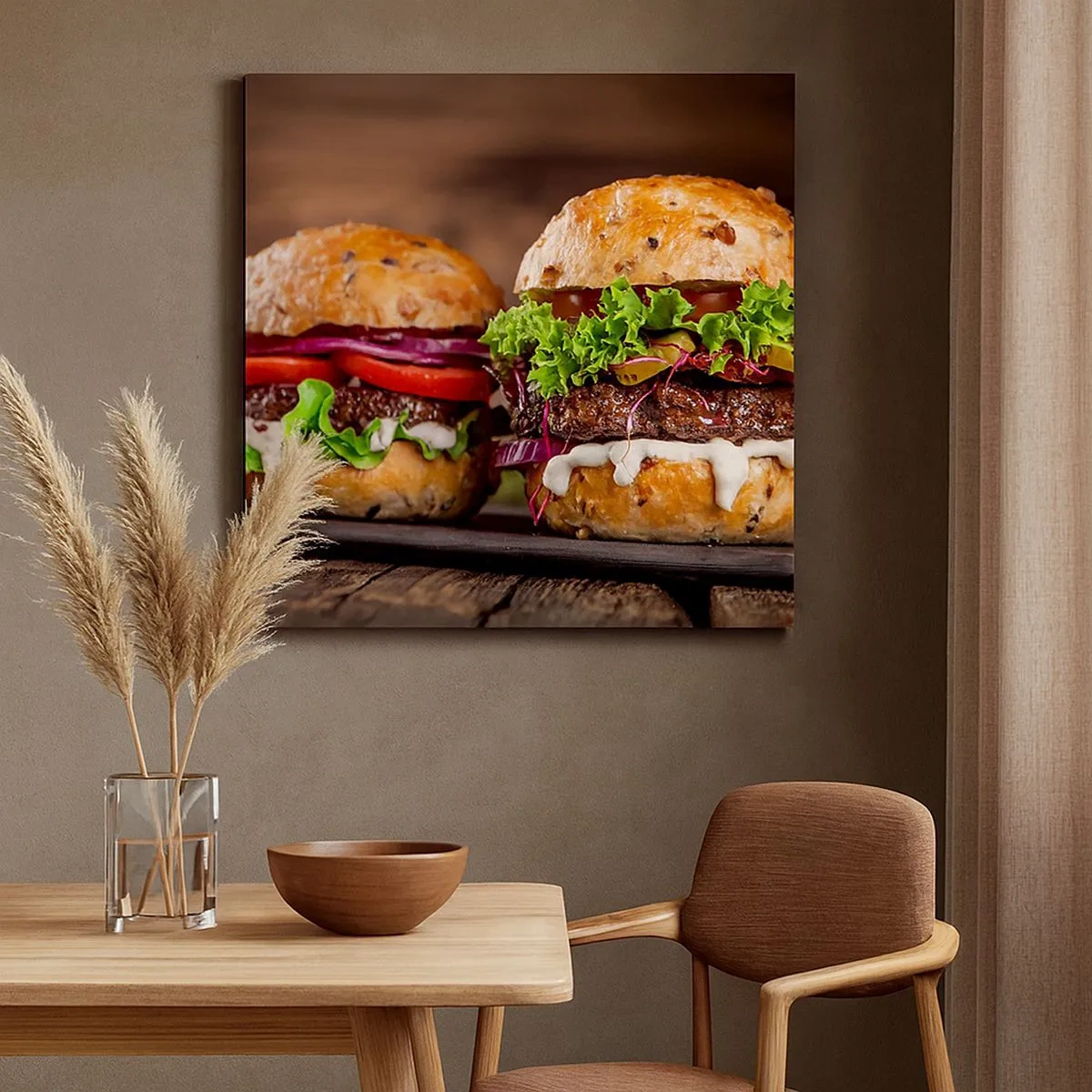 Bild auf Leinwand - Leinwandbild - Amerikanischer Traum - 30x30 cm