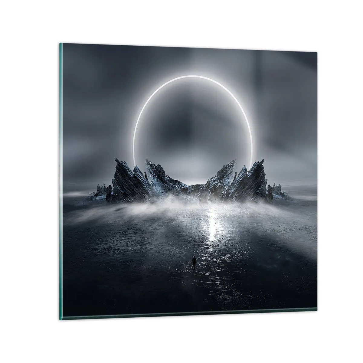 Glasbild - Bild auf glas - Ende der Geschichte - 70x70 cm