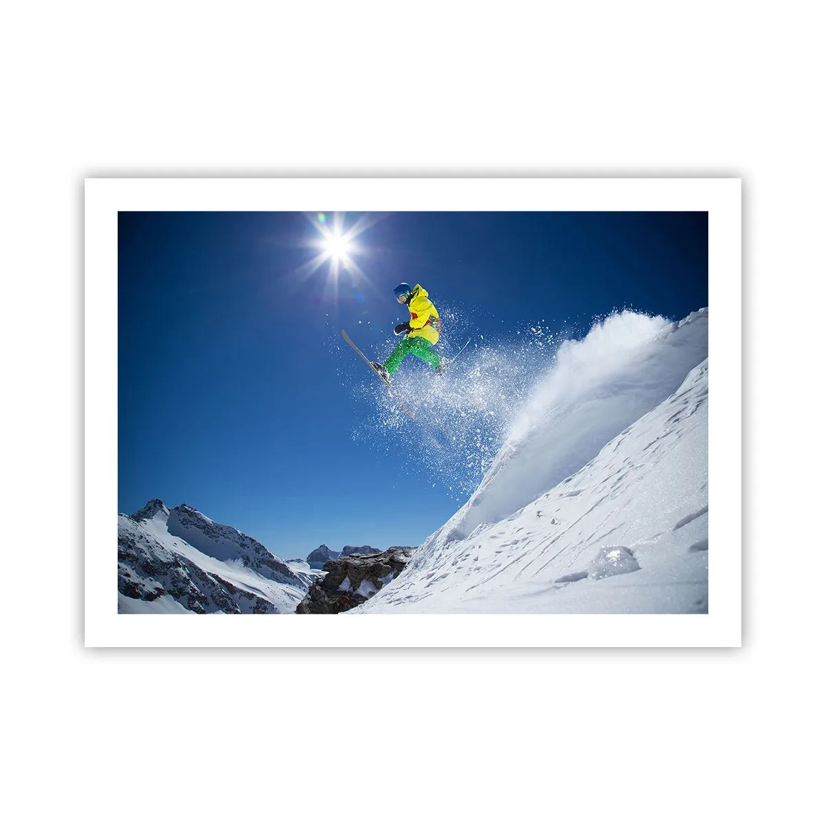 Poster - Tanzen mit den Bergen - 70x50 cm