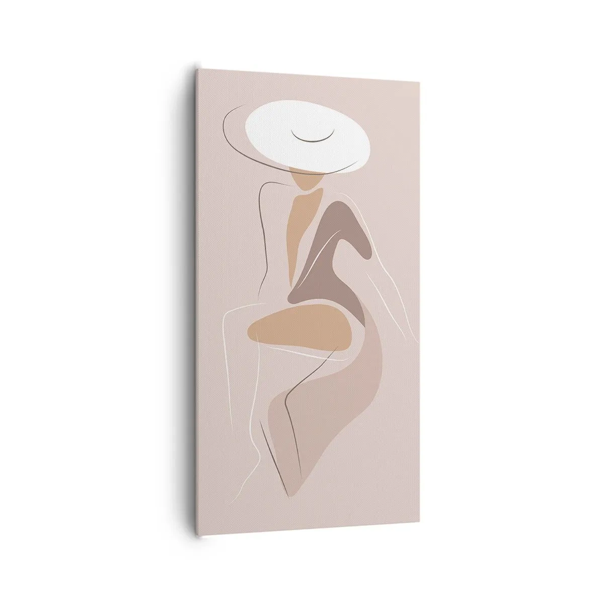 Bild auf Leinwand - Leinwandbild - Eine Dame sein - 65x120 cm
