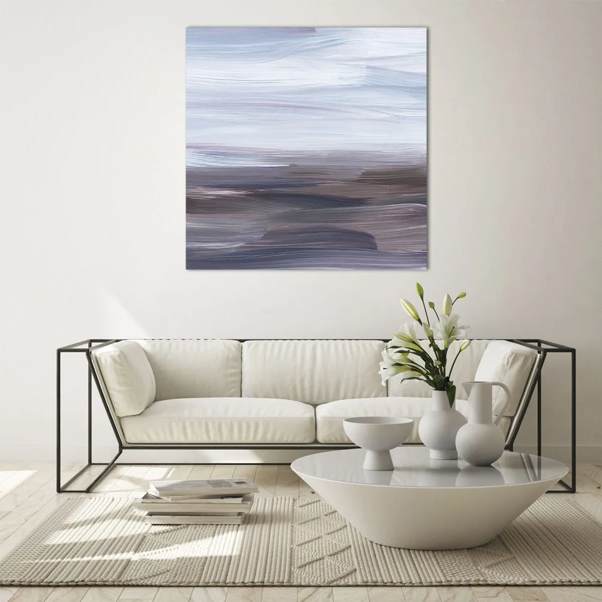 Glasbild - Bild auf glas - Elemente: Wasser - 30x30 cm