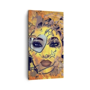 Bild auf Leinwand - Leinwandbild - Sonnige Schönheit - 45x80 cm
