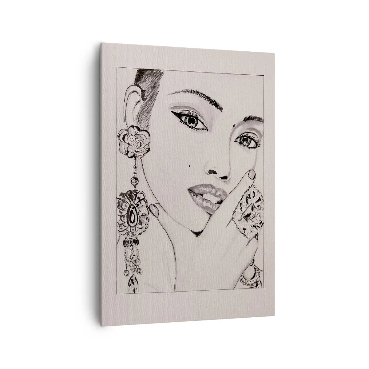 Bild auf Leinwand - Leinwandbild - Das schönste Juwel - 70x100 cm