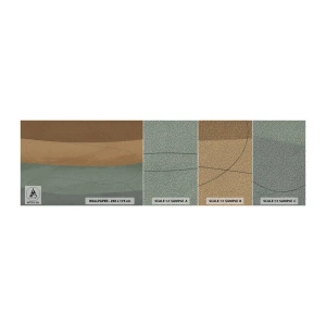 Fototapeten Muster Premium Canvas - Horizontale Komposition - Abstraktion, Stück, Moderne Kunst - 100x30 cm