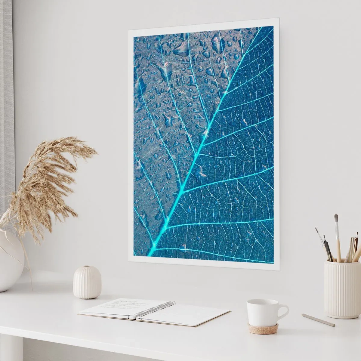 Poster - Leben in Blau - 40x50 cm