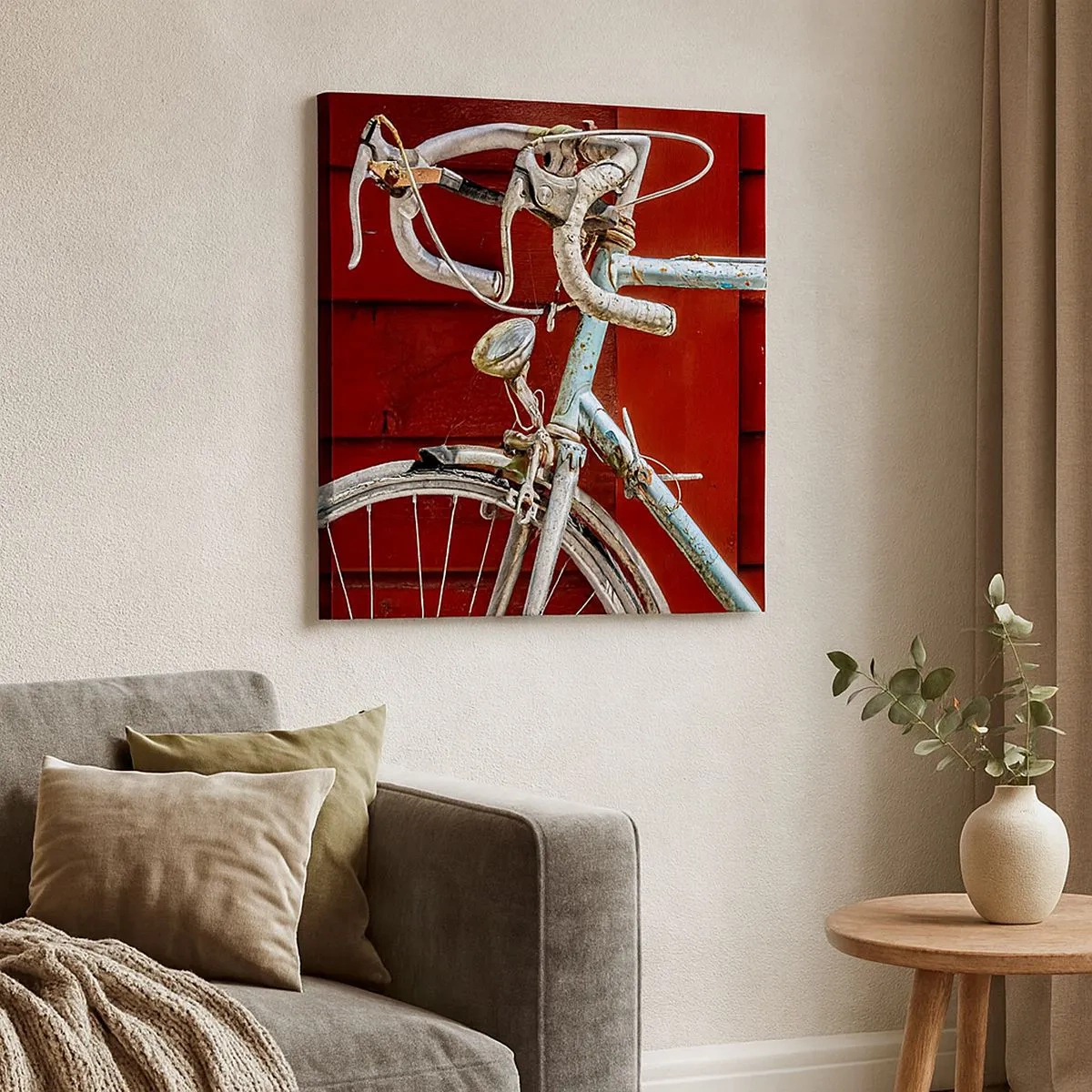 Bild auf Leinwand - Leinwandbild - Geschaffen um zu siegen - 30x30 cm