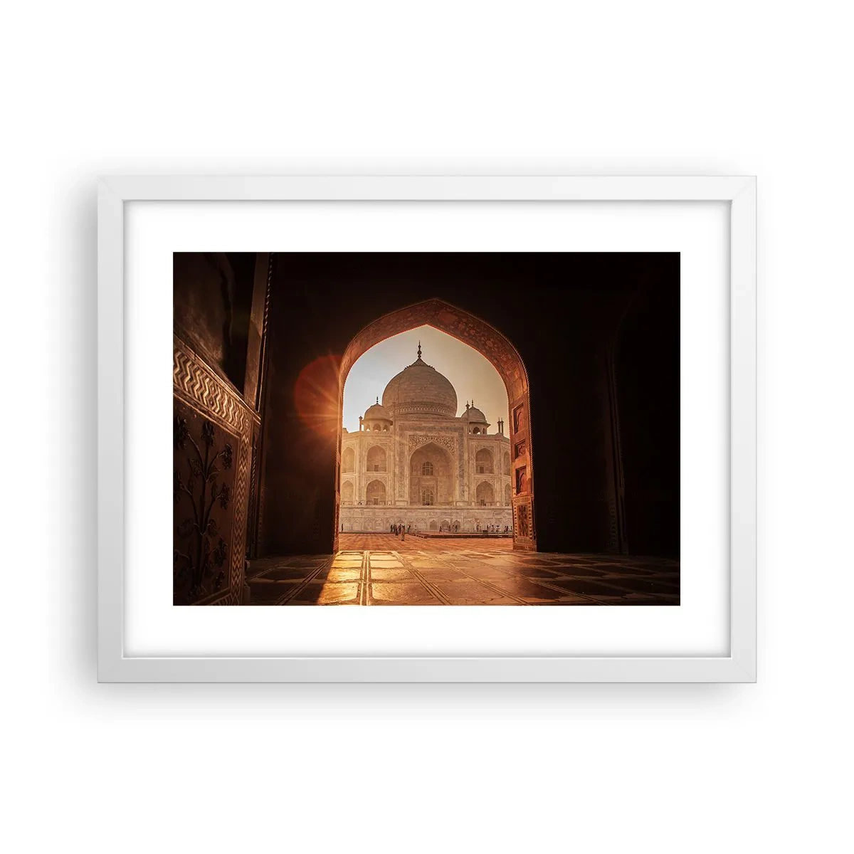 Poster in einem weißen Rahmen - Denkmal der überirdischen Liebe - 40x30 cm