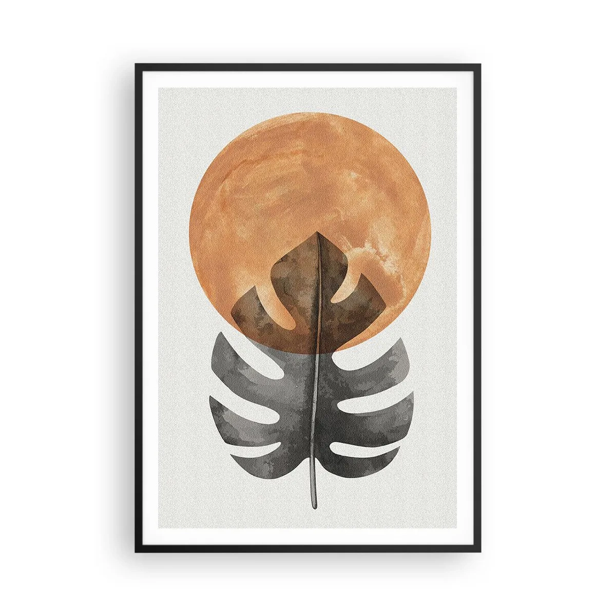 Poster in einem schwarzem Rahmen - Immer die Sonne - 70x100 cm