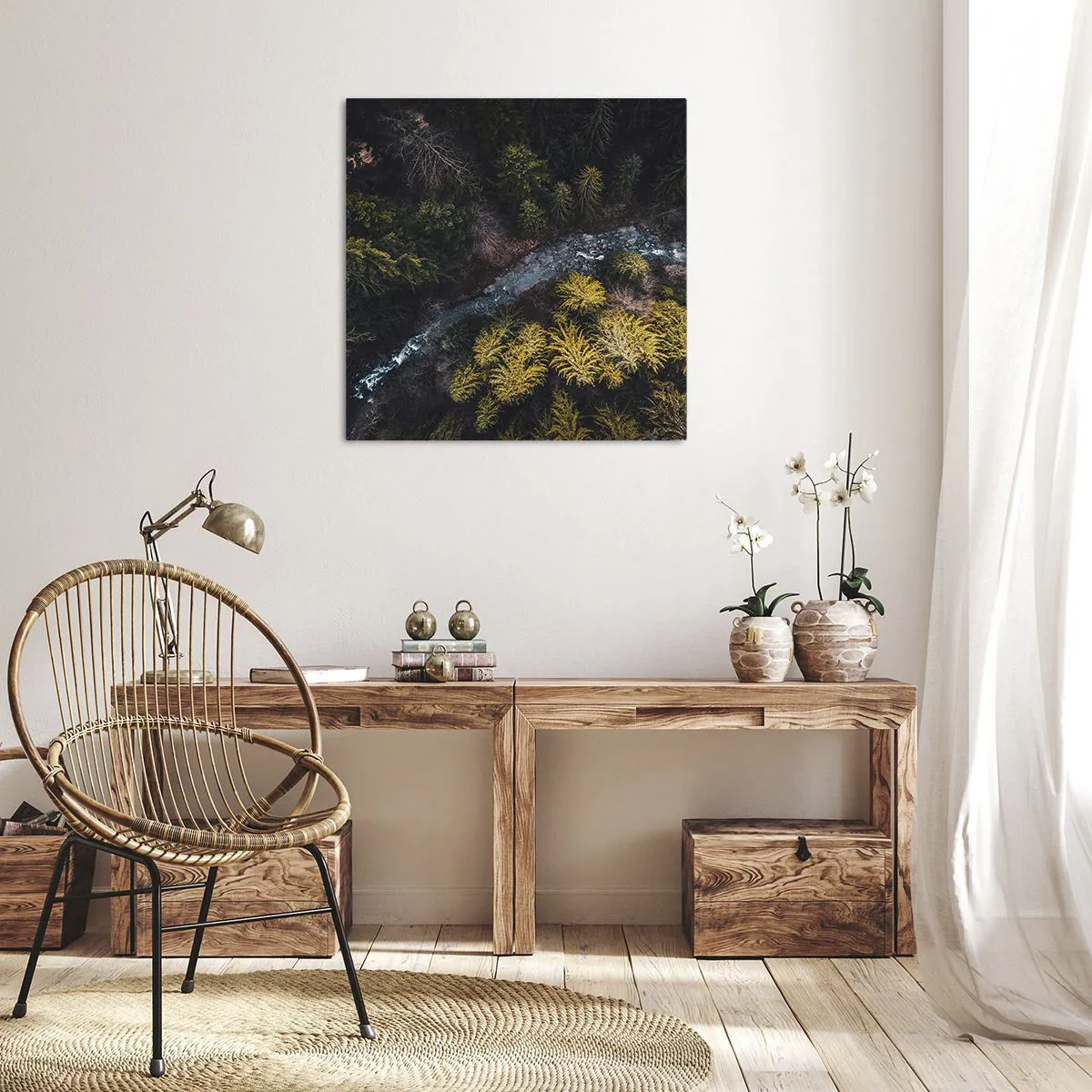 Bild auf Leinwand - Leinwandbild - Schnell und immer schneller - 40x40 cm