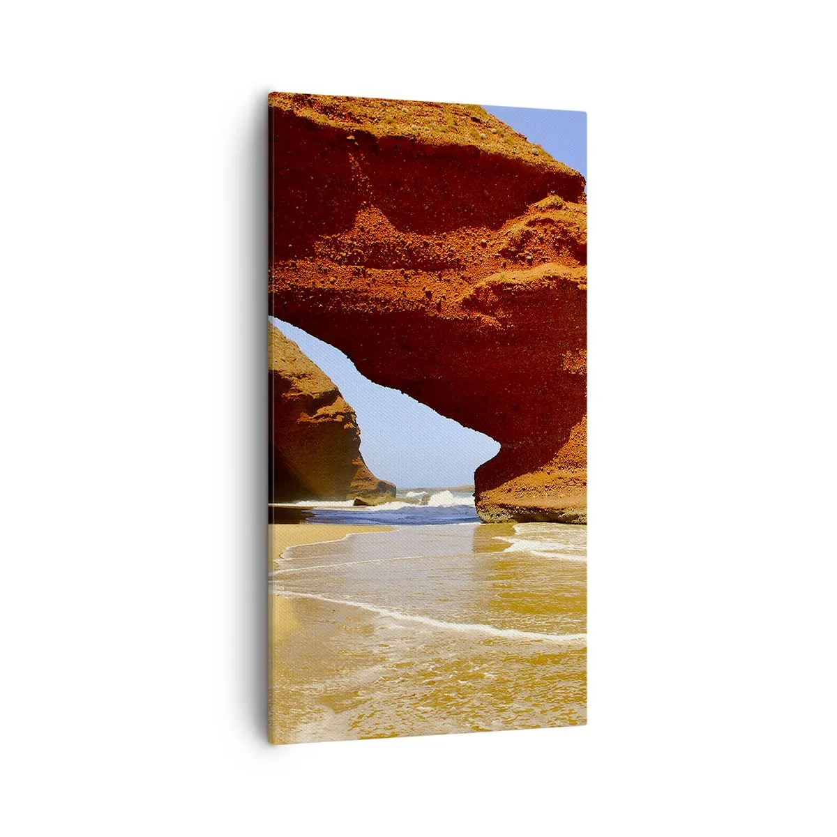 Bild auf Leinwand - Leinwandbild - Wasser und Wind seit Tausenden von Jahren - 55x100 cm