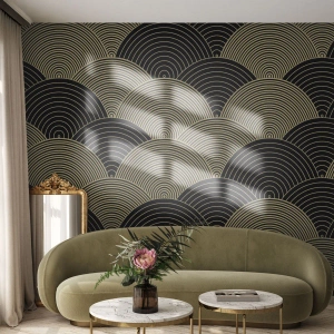 Fototapete Premium Sand - Einheit in der Vielfalt - Abstraktion, Grafik, Bezirke - 500x350 cm