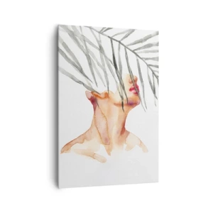 Bild auf Leinwand - Leinwandbild - Spüre den Puls der Tropen - 70x100 cm