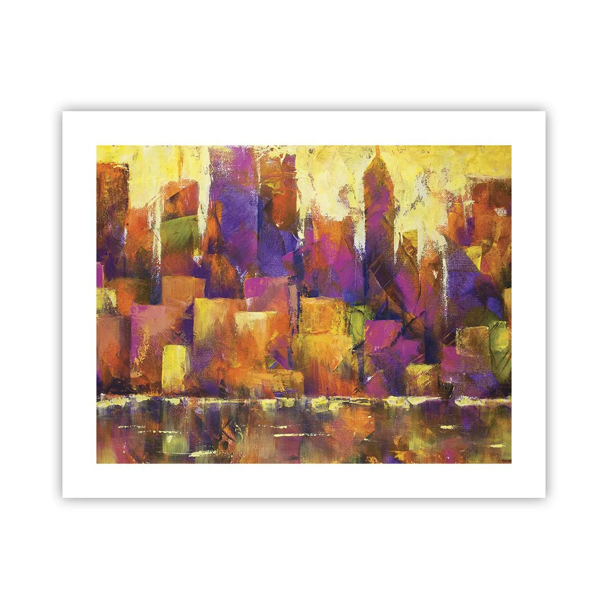 Poster - Metropolitische Komposition - 50x40 cm