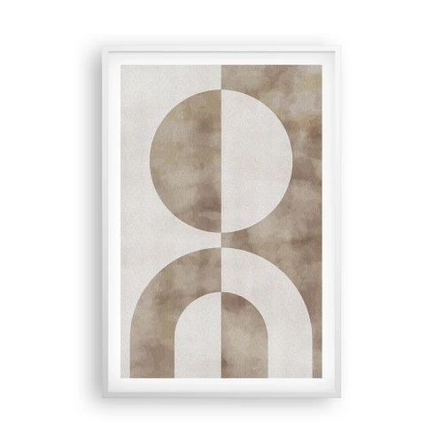 Poster in einem weißen Rahmen - Ähnlichkeiten und Unterschiede - 61x91 cm