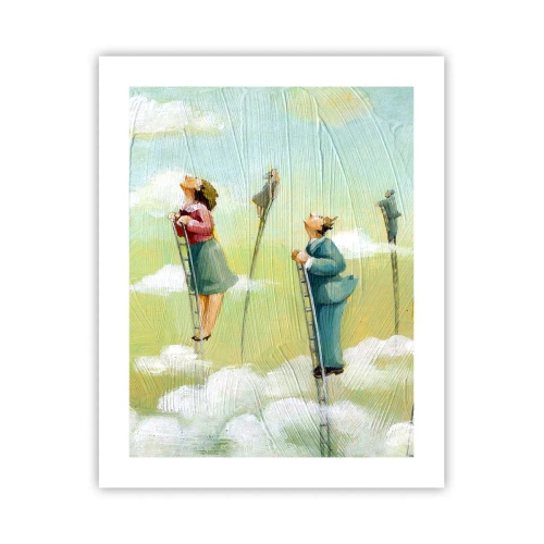 Poster - Hinter deinem Traum - 40x50 cm