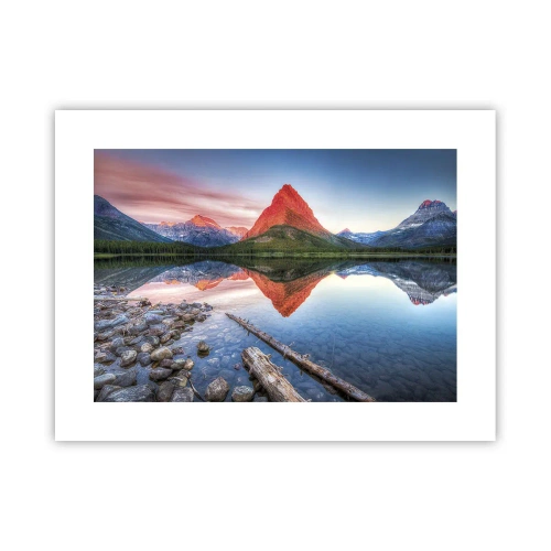 Poster - Hitze und Kälte - 40x30 cm