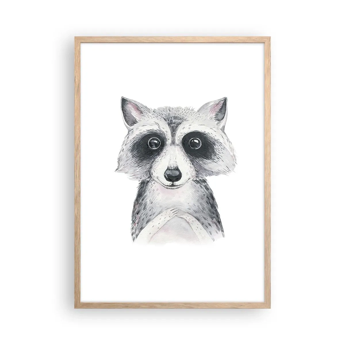 Poster in einem Rahmen aus heller Eiche - Ein Moment zum Bewegen - 50x70 cm