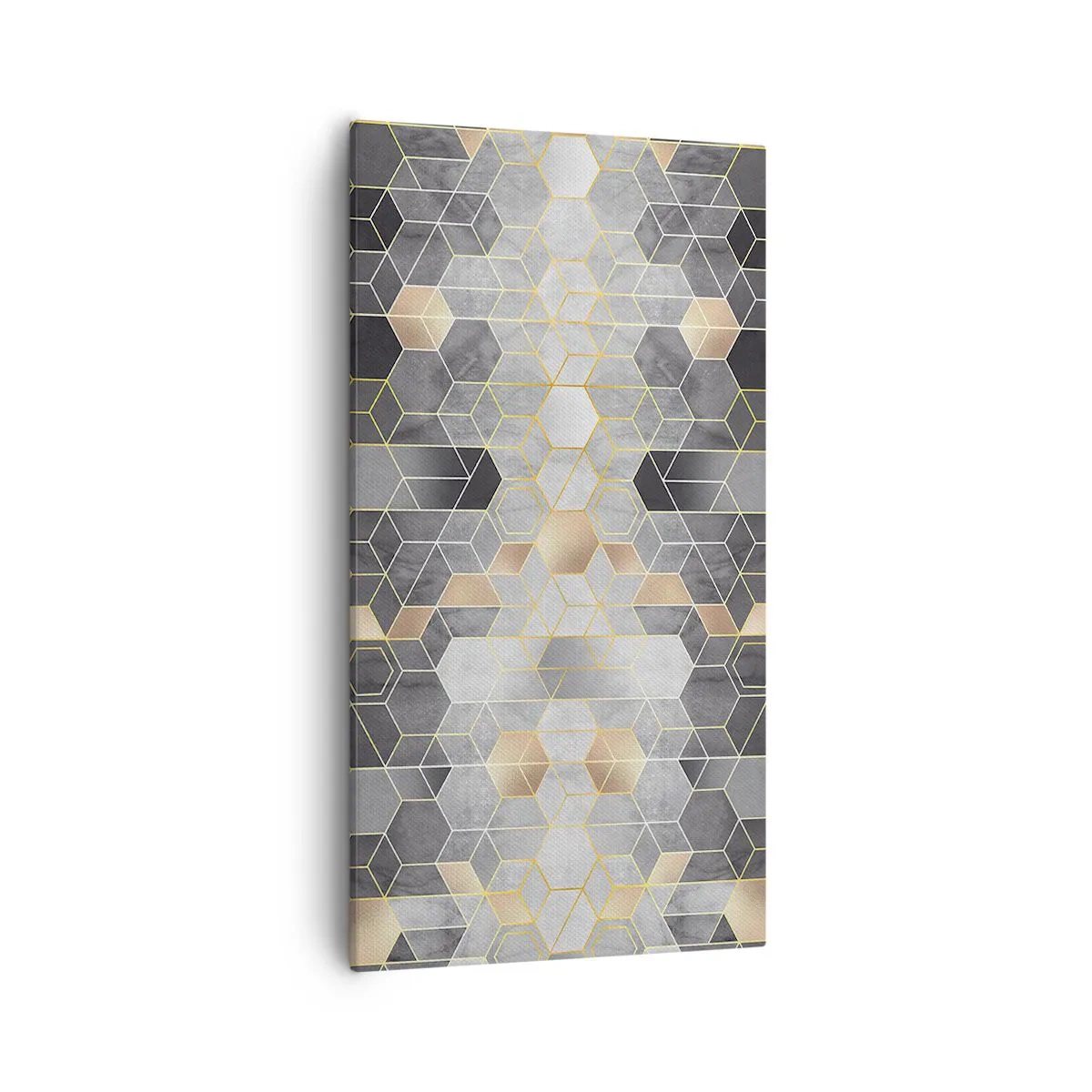 Bild auf Leinwand - Leinwandbild - Diamant-Komposition - 55x100 cm