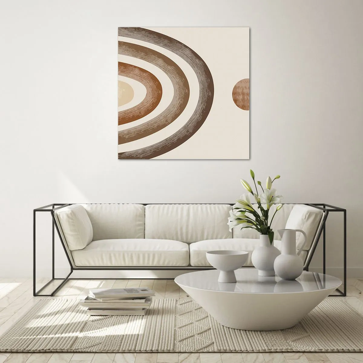 Glasbild - Bild auf glas - In einer weit entfernten Galaxie - 60x60 cm