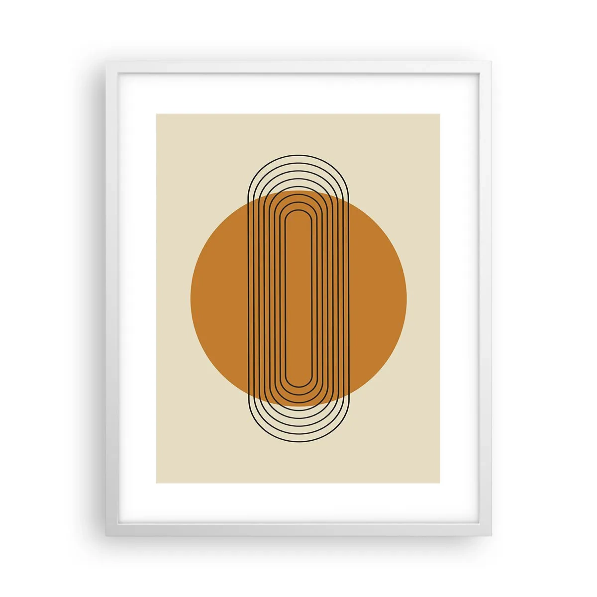 Poster in einem weißen Rahmen - Perfekter Plan - 40x50 cm