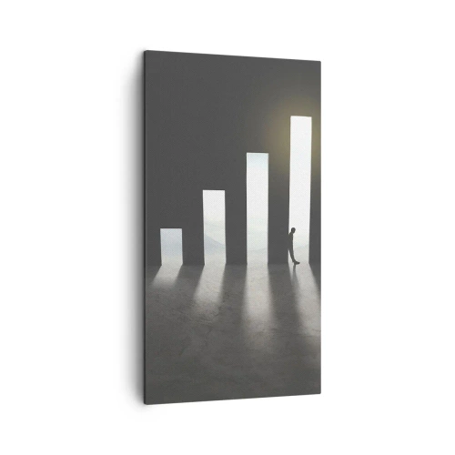 Bild auf Leinwand - Leinwandbild - Erfolg – Impression - 45x80 cm