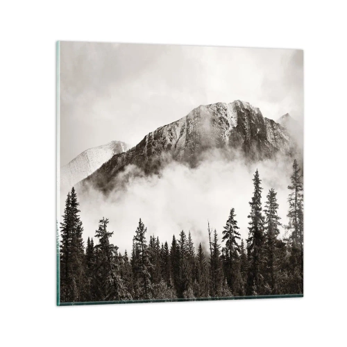 Glasbild - Bild auf glas - Lineal aus Granit - 60x60 cm