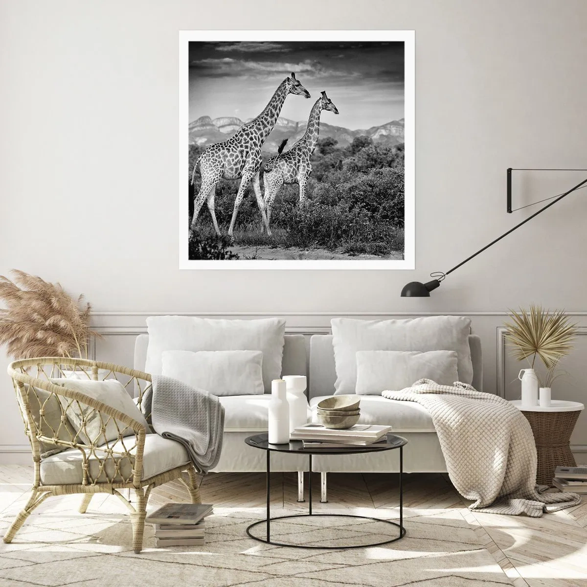 Poster - Hohe Sphären in Afrika - 30x30 cm