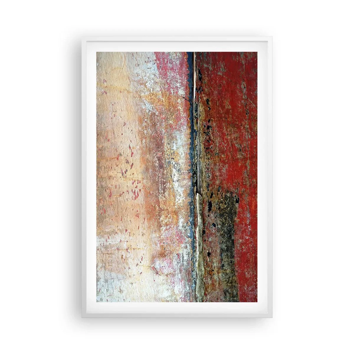 Poster in einem weißen Rahmen - Vielleicht liegt es am Meer - 61x91 cm