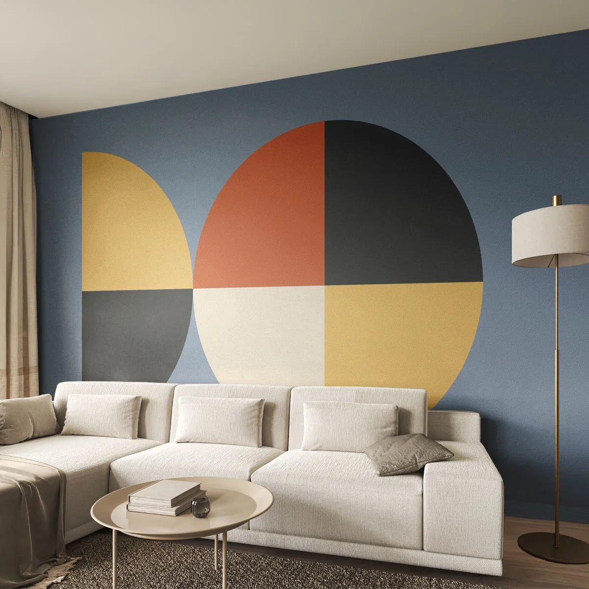 Selbstklebende Fototapete Deluxe Sticker - Beobachte und zähle - Abstraktion, Grafik, Moderne Kunst - 500x350 cm