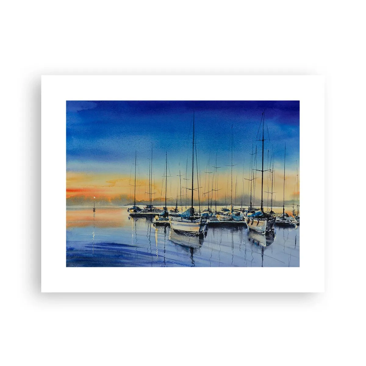 Poster - Ende eines guten Tages - 40x30 cm