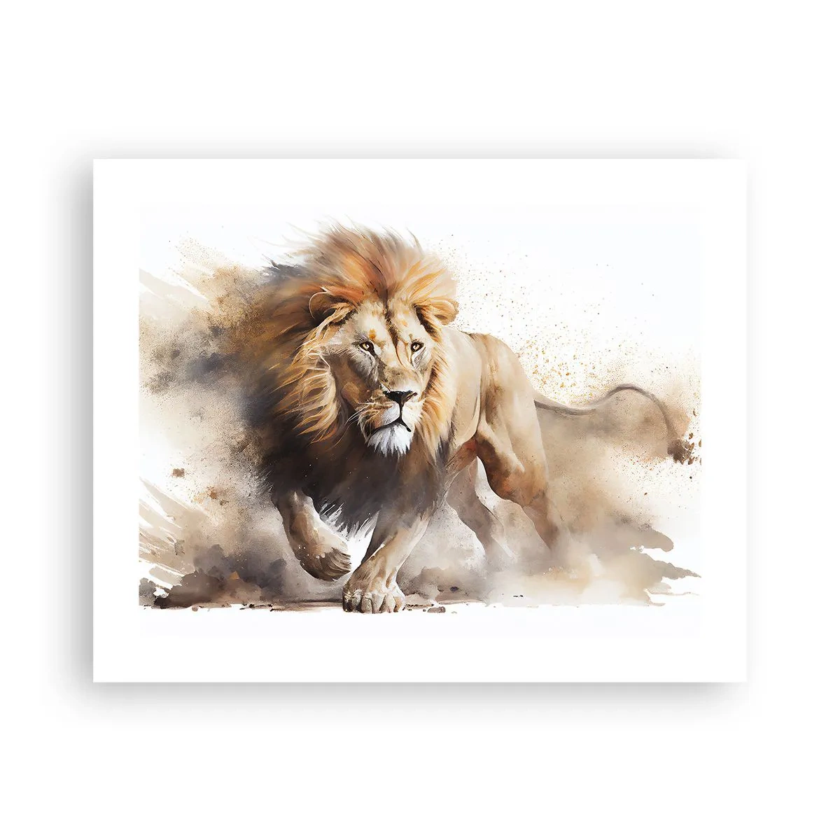 Poster - Der König zog um - 50x40 cm