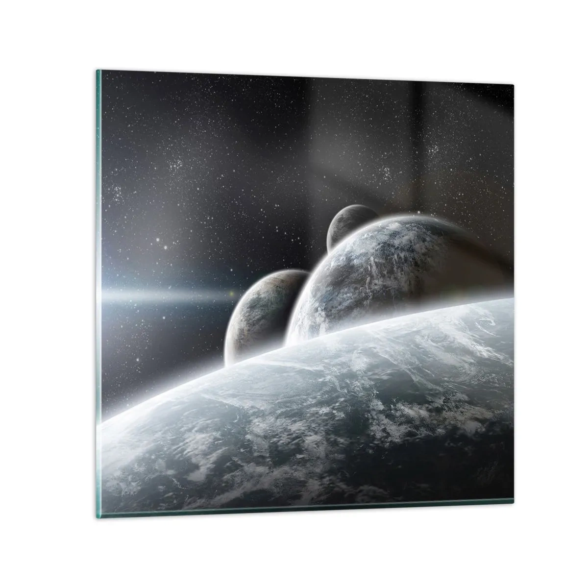 Glasbild - Bild auf glas - Kosmische Musik der Sphären - 70x70 cm