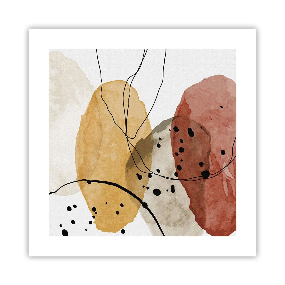 Poster - Wie leichte, transparente Luft - 40x40 cm