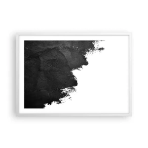 Poster in einem weißen Rahmen - Elemente: Erde - 70x50 cm