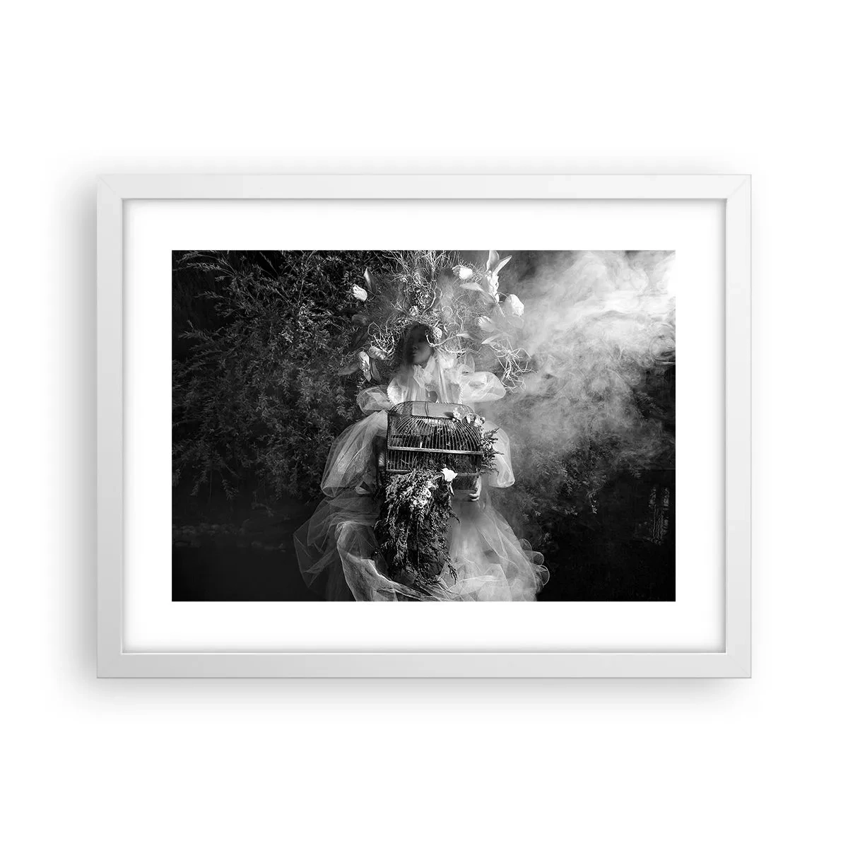 Poster in einem weißen Rahmen - Mutter selbst - Natur - 40x30 cm