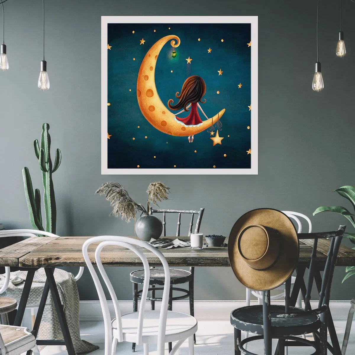 Poster - Einmal… - 50x50 cm