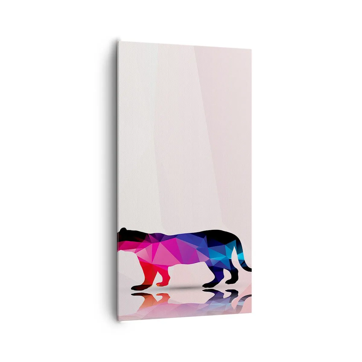Bild auf Leinwand - Leinwandbild - Diment Panther - 65x120 cm
