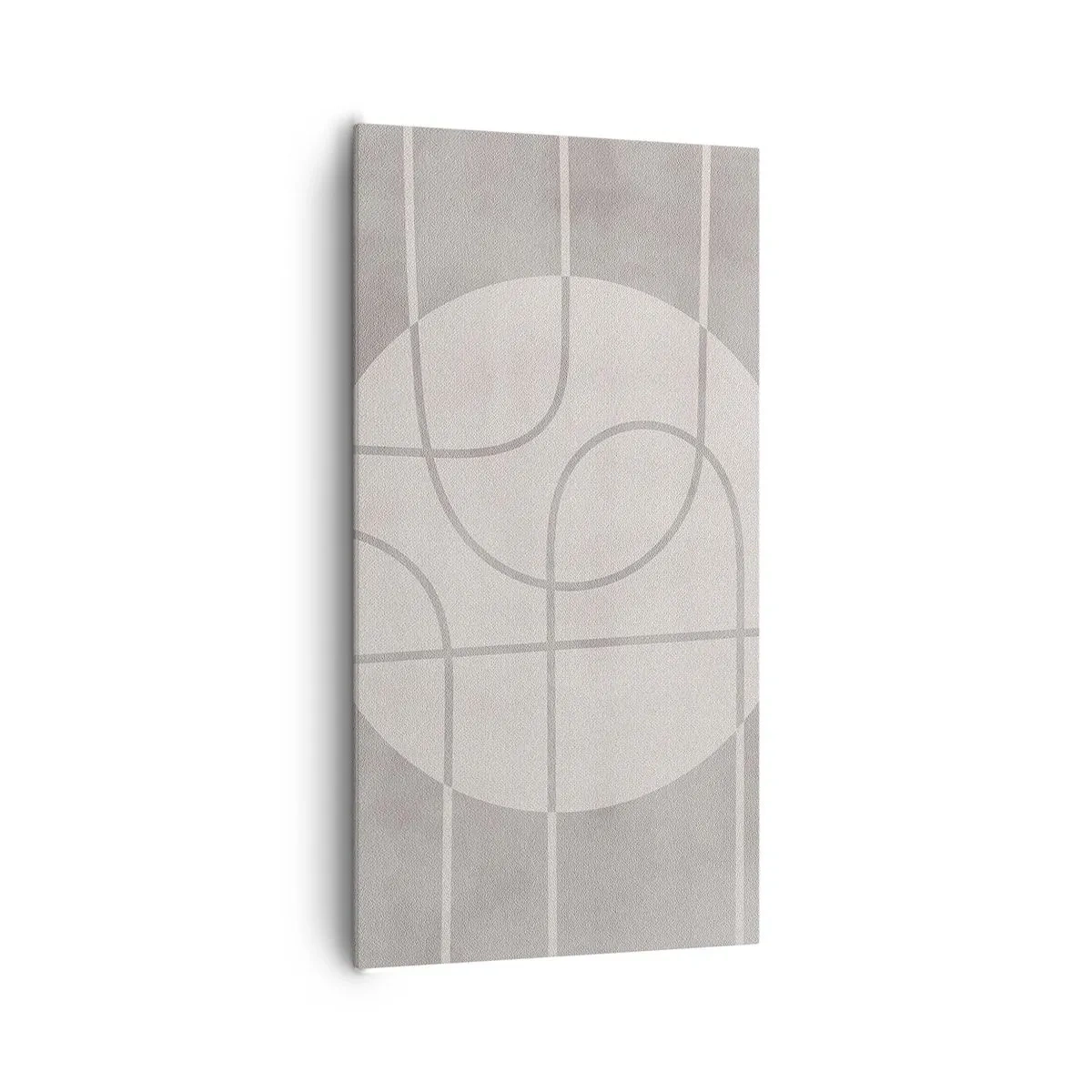 Bild auf Leinwand - Leinwandbild - Kreisförmig und geradeaus - 65x120 cm