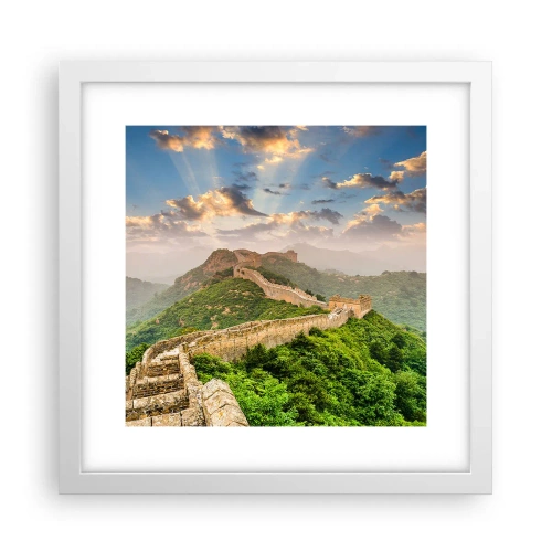 Poster in einem weißen Rahmen - Ewige Größe - 30x30 cm