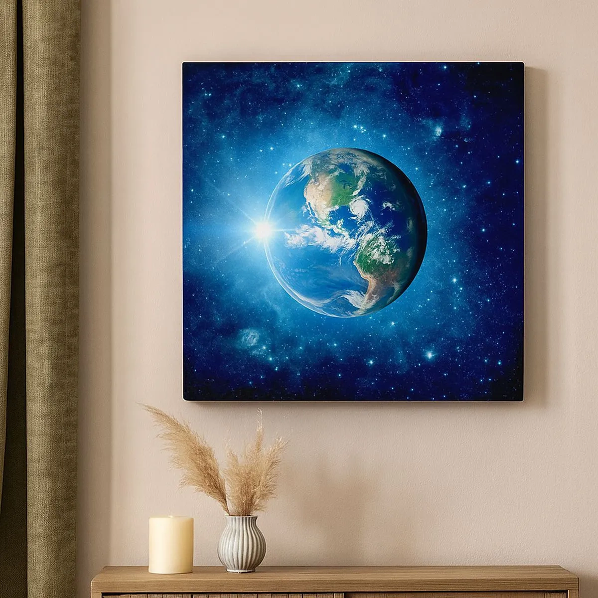 Bild auf Leinwand - Leinwandbild - Wir sind im Himmel - 30x30 cm