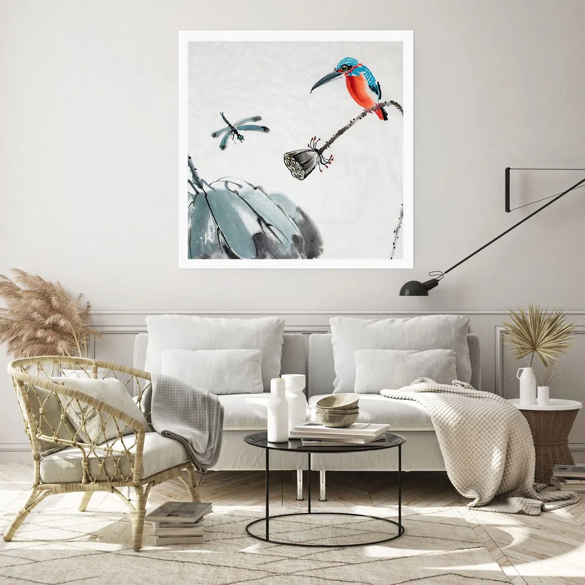 Poster - Das Leben der Wiese - 60x60 cm