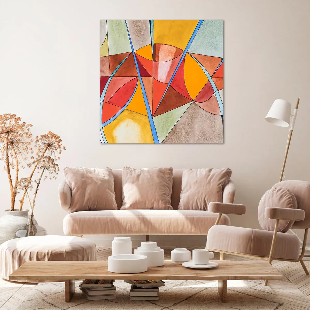 Bild auf Leinwand - Leinwandbild - Das Karussell, das Traumkarussell - 40x40 cm