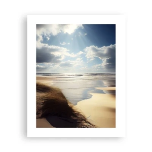 Poster - Strand, wilder Strand - 40x50 cm
