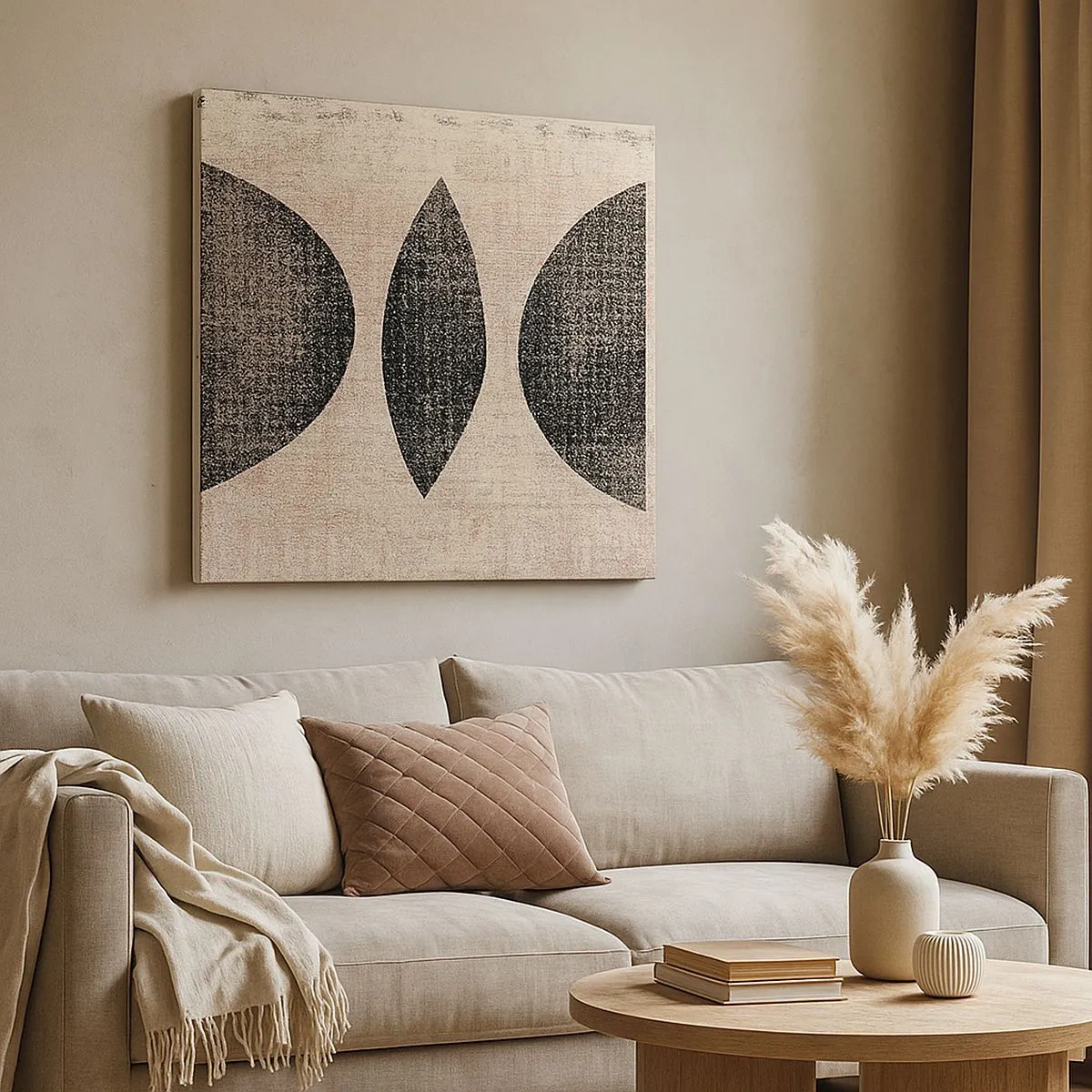 Bild auf Leinwand - Leinwandbild - Ethnische Abstraktion - 30x30 cm