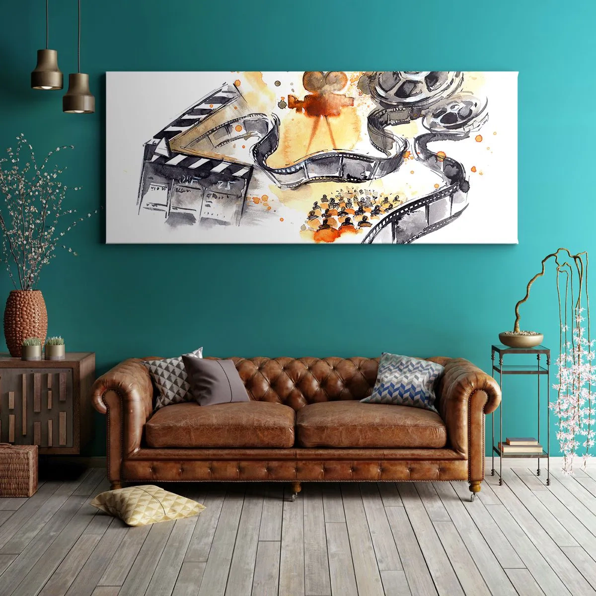 Bild auf Leinwand - Leinwandbild - Im Land der Träume - 100x40 cm