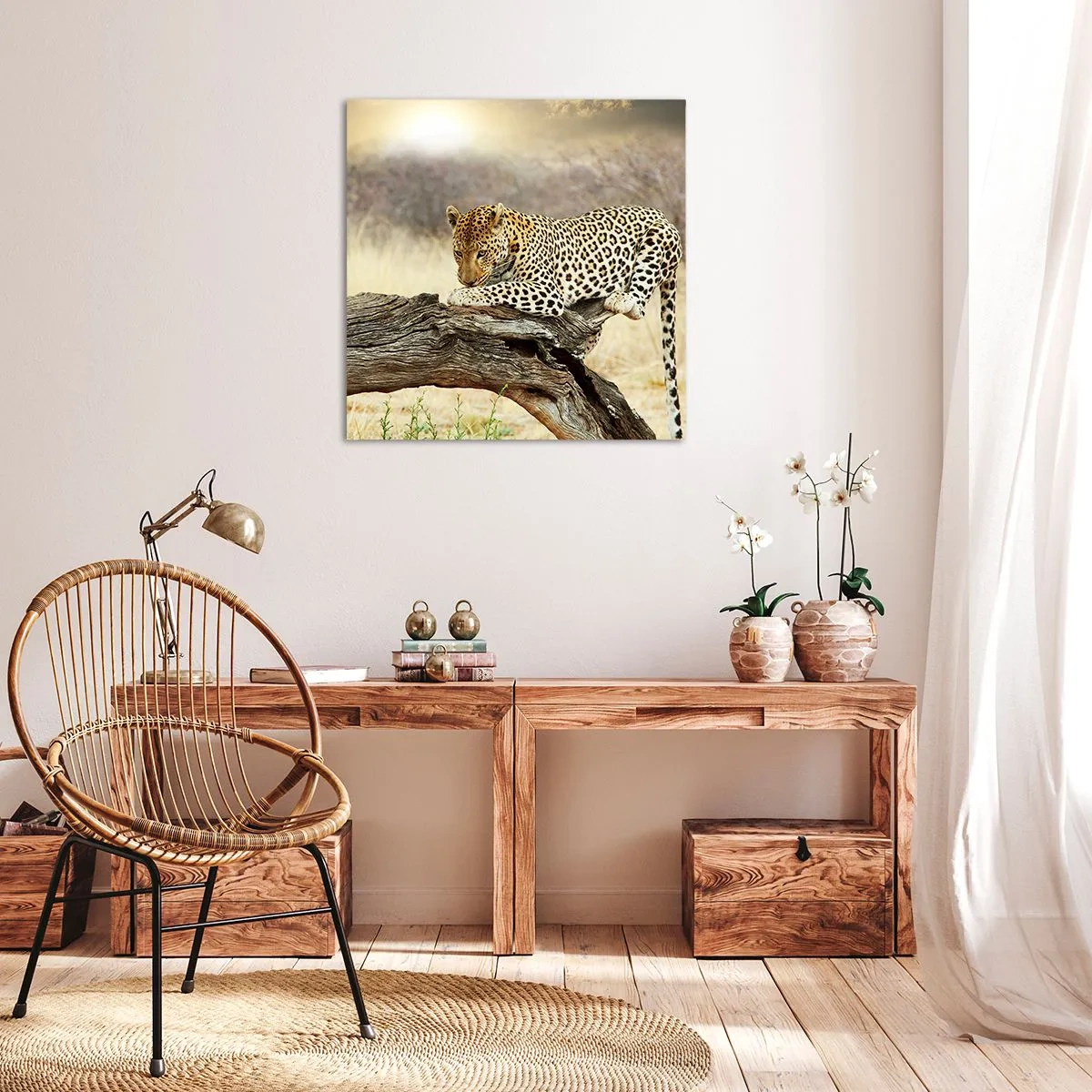 Bild auf Leinwand - Leinwandbild - Ich gehe meine eigenen Wege - 70x70 cm