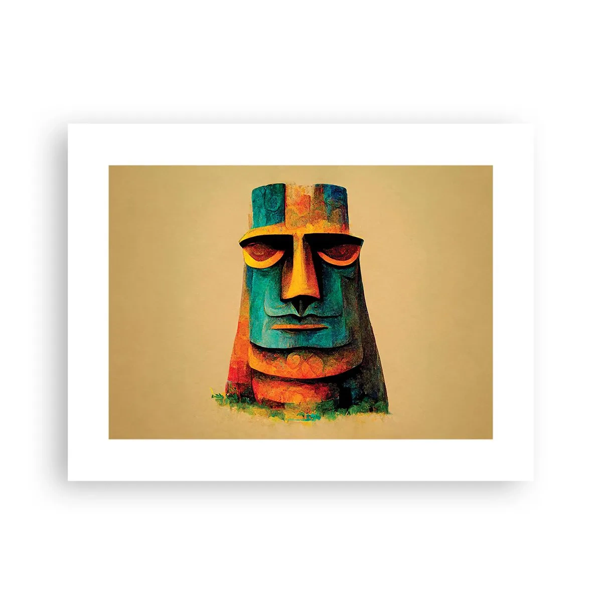 Poster - Statuenhaft und sympathisch - 40x30 cm