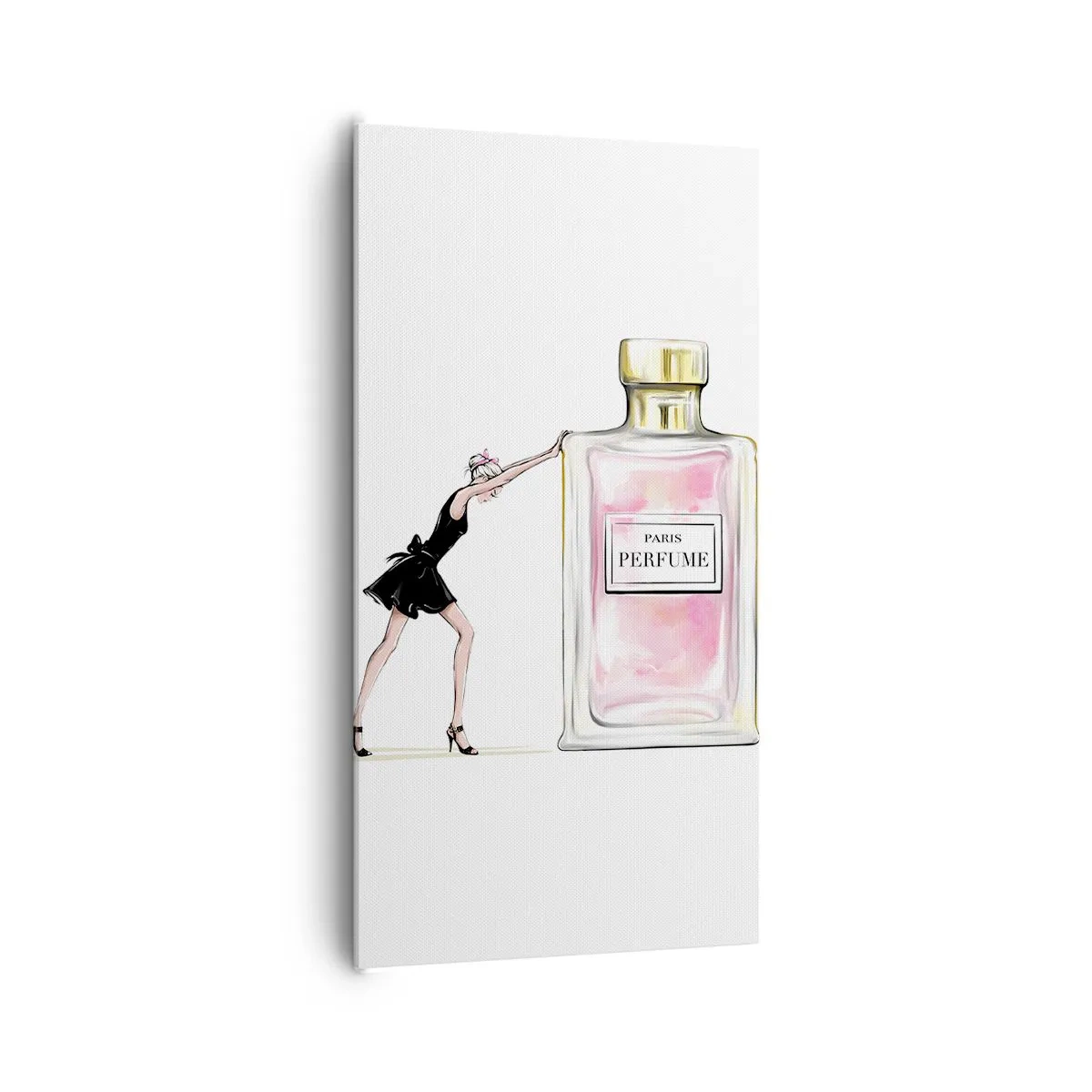 Bild auf Leinwand - Leinwandbild - Essenz der Weiblichkeit - 65x120 cm